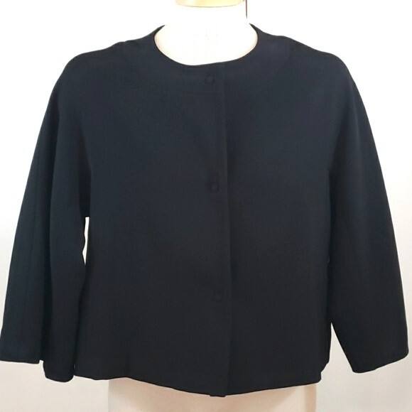 WYETH By Todd Magill Short Wool Dress Coat size L - Picture 1 of 7